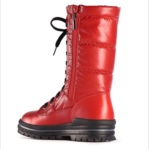 Olang Glamour Red Winter Boots - Picture 2 of 3